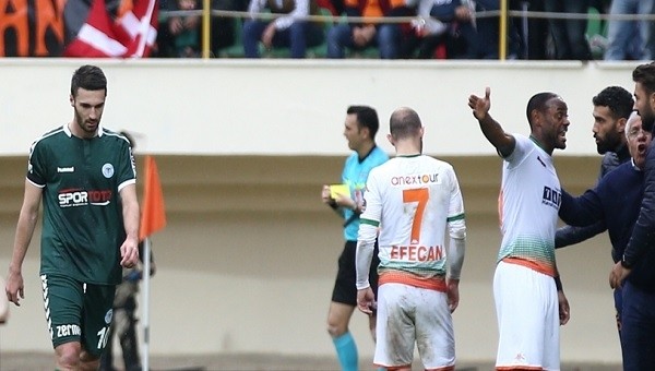 Alanyaspor - Konyaspor maçı nefes kesti