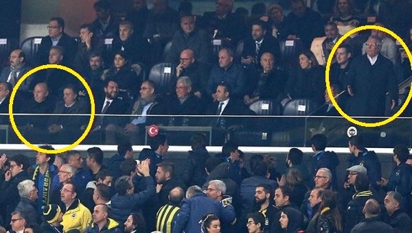Aziz Yıldırım'dan tribünde Beşiktaş'a tehdit