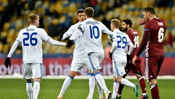 Beşiktaş'ı yenen Dinamo Kiev'e sponsor piyangosu