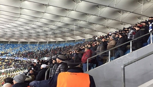 Dinamo Kiev - Beşiktaş maçında 'Burası İnönü buradan çıkış yok' sesleri