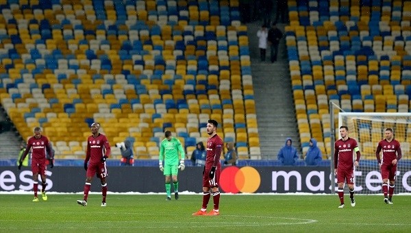 Dinamo Kiev maçında Beşiktaş katledildi