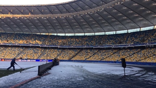 Dinamo Kiev'in stadında son durum - İZLE