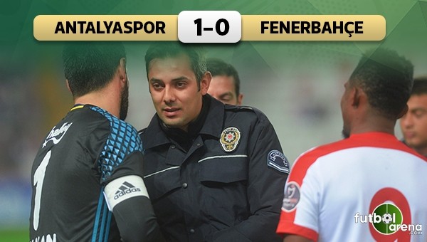 Fenerbahçe, Antalya'dan mağlup döndü