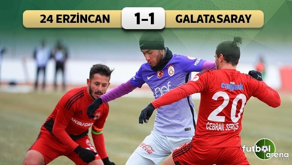 Galatasaray, Erzincan'da kazanamadı