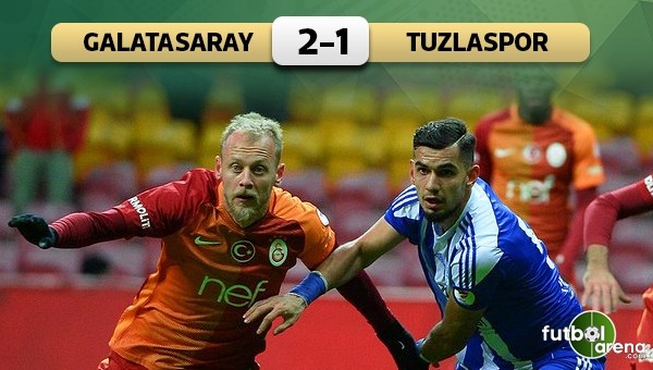 Galatasaray, Tuzlaspor'u son dakikada devirdi