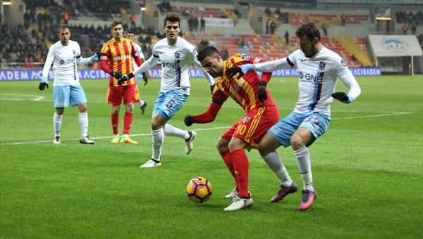 Kayserispor 0-1 Trabzonspor maç özeti ve golleri