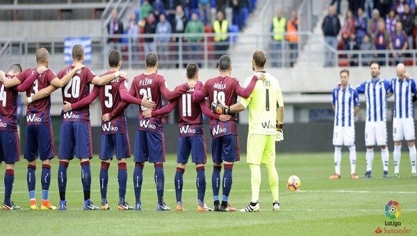 La Liga'da terör saldırısı için saygı duruşu