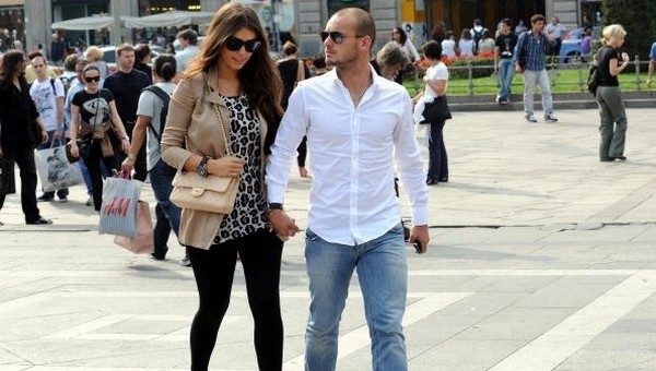 Sneijder ve Yolanthe gündem oldu