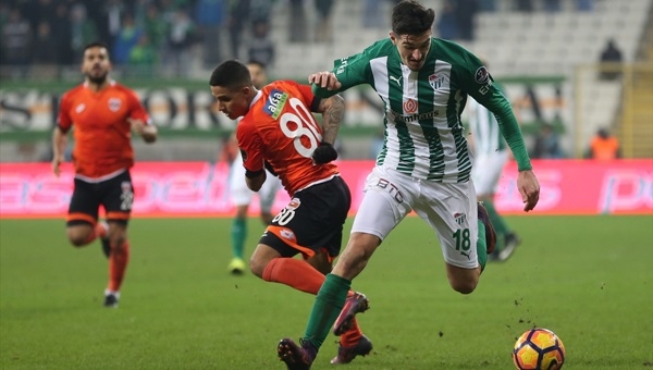 Bursaspor 0 - 1 Adanaspor maçı özeti ve golleri