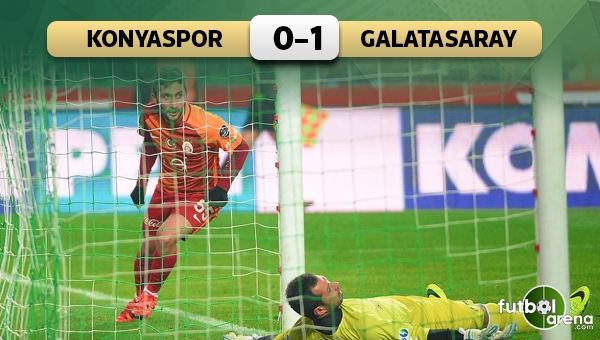 Galatasaray, Konya'da tek golle kazandı