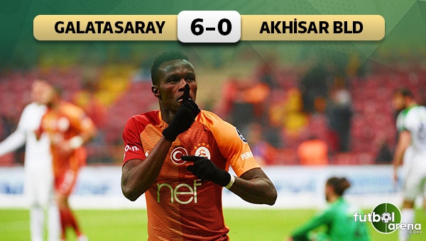 Galatasaray 6-0 Akhisar Belediyespor maç özeti ve golleri