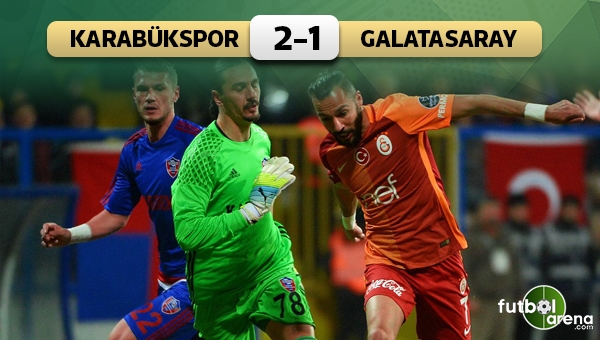 Galatasaray'a Karabükspor çelmesi