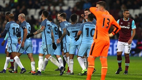 West Ham - Manchester City maçı özeti ve golleri