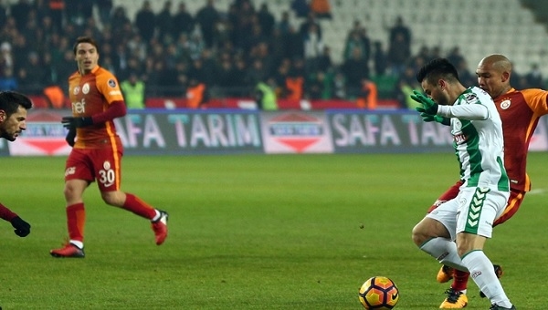 Konyaspor, Galatasaray'a fark attı