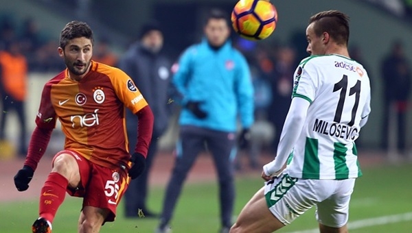 Konyaspor Galatasaray'a fark attı ama gol atamadı!