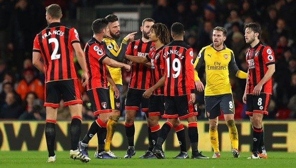 Önce Bournemouth, sonra Arsenal: 3-3