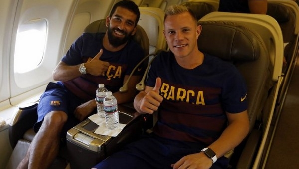 Ter Stegen'den Arda Turan'a: 'Sakallarını keser misin?'