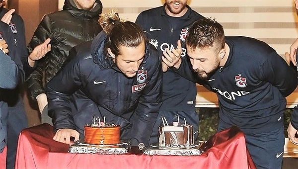 Trabzonspor'da çifte kutlama