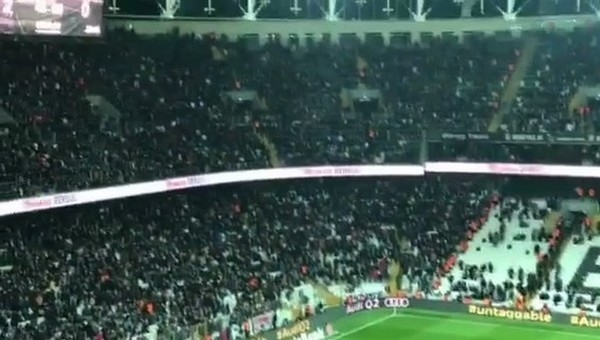 Vodafone Arena'da 'Yaşa Mustaa Kemal Paşa Yaşa' tezahüratları - İZLE