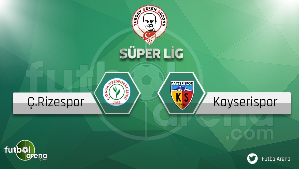 Çaykur Rizespor Kayserispor maçı saat kaçta, hangi kanalda? (Rize Kayseri maçı canlı ve şifresiz mi?)