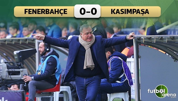 Fenerbahçe 0-0 Kasımpaşa maç özeti ve golleri