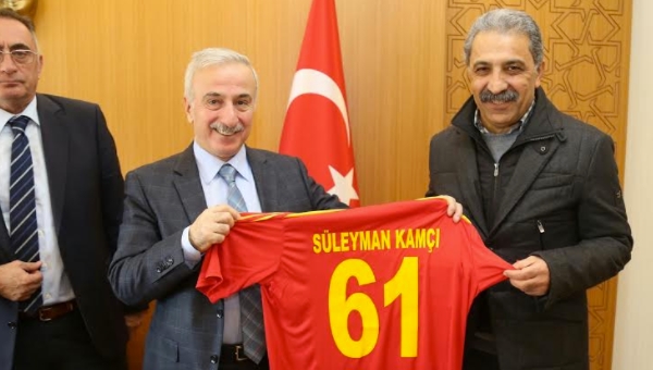 Kayseri Valisi, Kayserispor yönetimini kabul etti