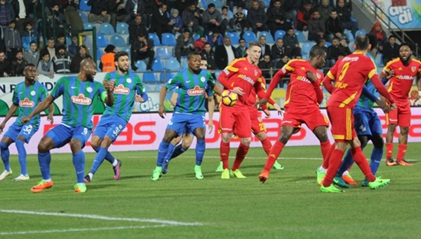 Kayserispor, Çaykur Rizespor'u da devirdi: 2-4