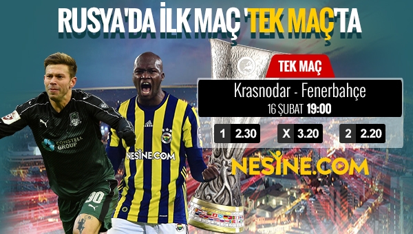 Krasnodar - Fenerbahçe TEK MAÇ