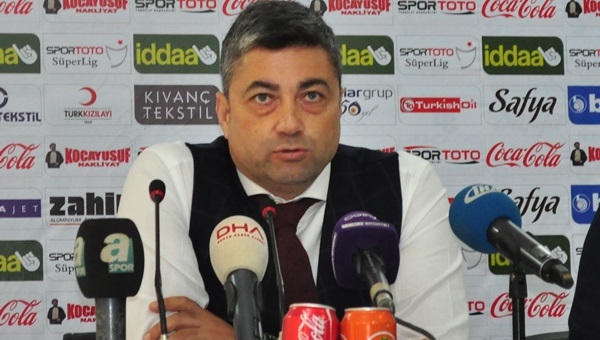Levent Şahin, Osmanlıspor basın toplantısı