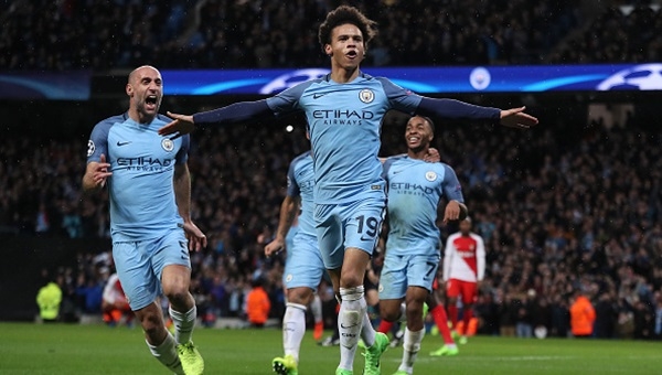 Manchester City 5 - 3 Monaco maçı özeti ve golleri 