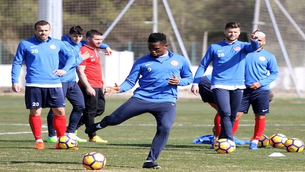 Antalyaspor, Galatasaray maçı hazırlıklarını sürdürdü