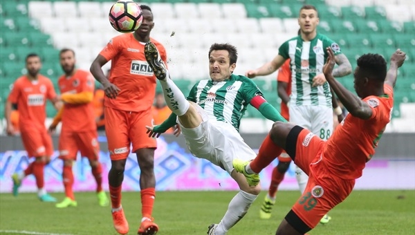 Bursaspor 1-3 Aytemiz Alanyaspor maçı özeti ve golleri