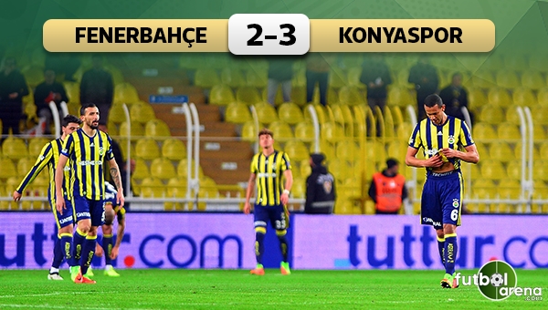 Fenerbahçe 2-3 Konyaspor maç özeti ve golleri (İZLE)