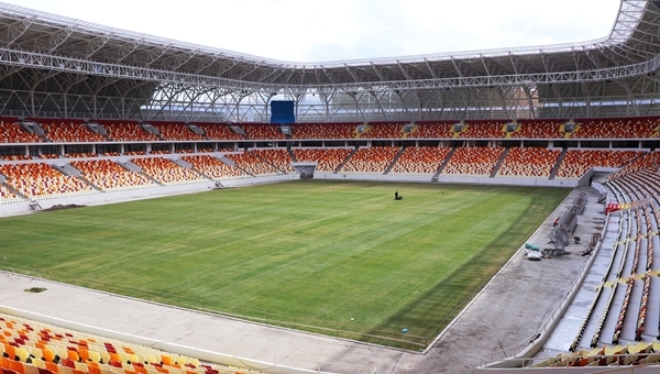 Malatyanın yeni stadında inşaat bitiyor