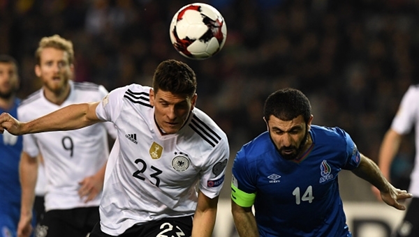 Mario Gomez'in Azerbaycan'a attığı gol (İZLE)