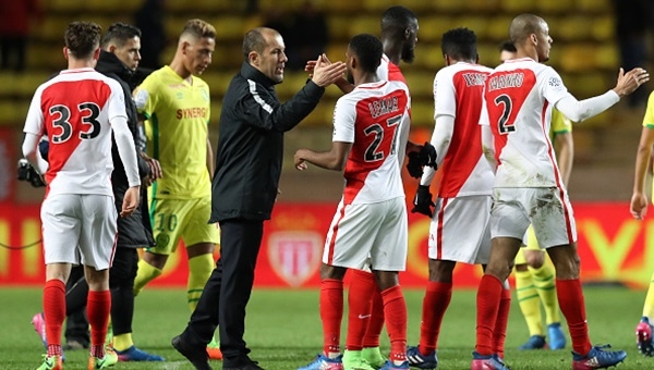 Monaco 4 - 0 Nantes maçı özeti ve golleri