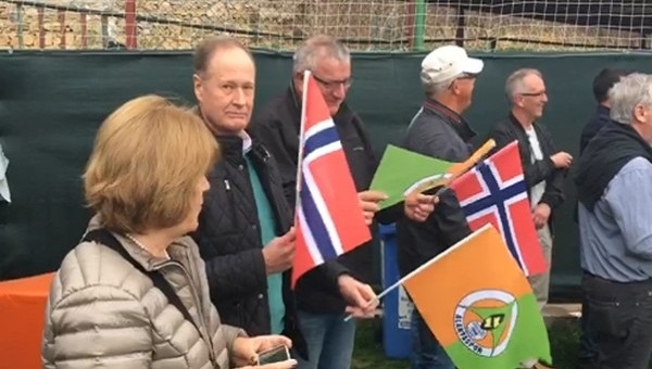 Norveçli vatandaşlardan Fenerbahçe maçına ilgi