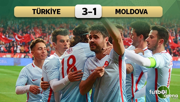 Türkiye 3-1 Moldova maç özeti ve golleri (İZLE)