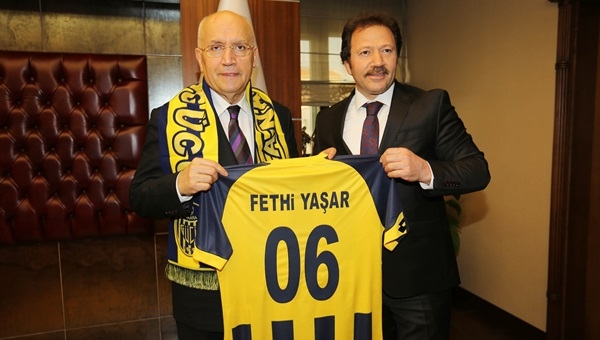 Yenimahalle Belediye Başkanı Fethi Yaşar'dan destek - Ankaragücü Haberleri