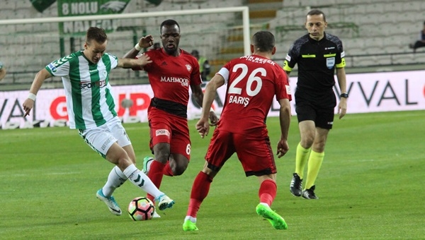 Atiker Konyaspor 1-2 Gaziantepspor maçı özeti ve golleri