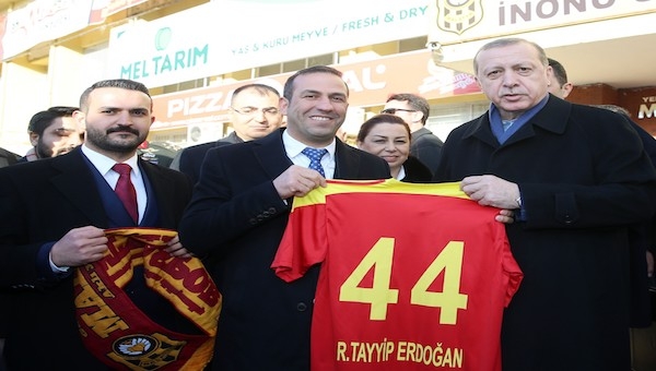 Evkur Yeni Malatyaspor'a, Cumhurbaşkanı Erdoğan morali