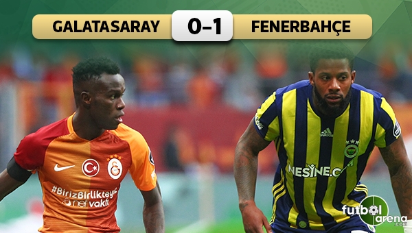 Galatasaray 0-1 Fenerbahçe maç özeti ve golleri (İZLE)