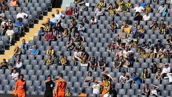 Fenerbahçe taraftarlarından Beşiktaş'a küfür