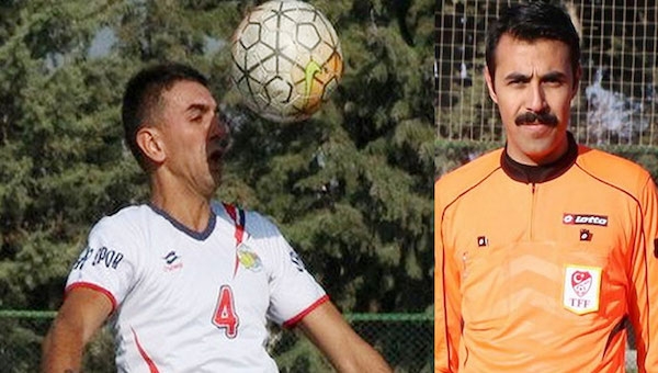 Hakeme tekme atıp, küfreden futbolcuya hapis