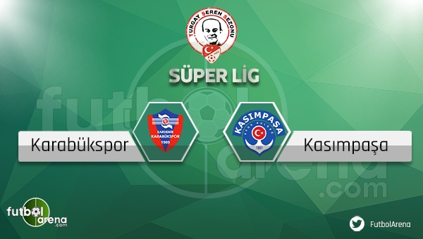 Karabükspor Kasımpaşa Canlı Skor, Maç Sonucu (Bein Sports 2 Lig TV 2 canlı yayın)