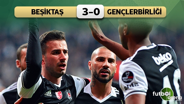 Lider Beşiktaş, Gençlerbirliği'ne şans tanımadı!