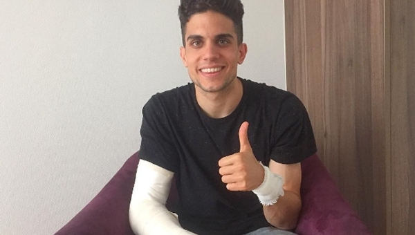 Marc Bartra'dan sağlık durumu açıklaması! Kolunun görüntüsü...