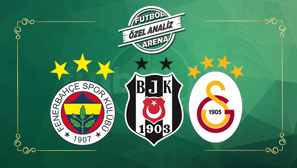 Üç büyüklerin taraftar sayıları