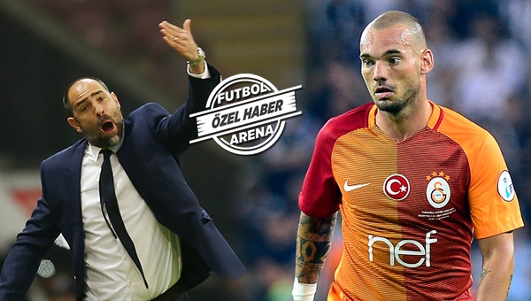 Wesley Sneijder antrenmanı neden yarıda bıraktı?