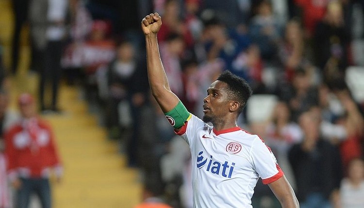 Antalyaspor'da Eto'o tarihe geçmek istiyor